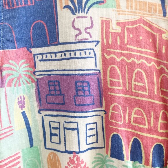 CHUBBIES The King Street Short Sleeve Button Down Shirt Size Medium - Picture 8 of 10